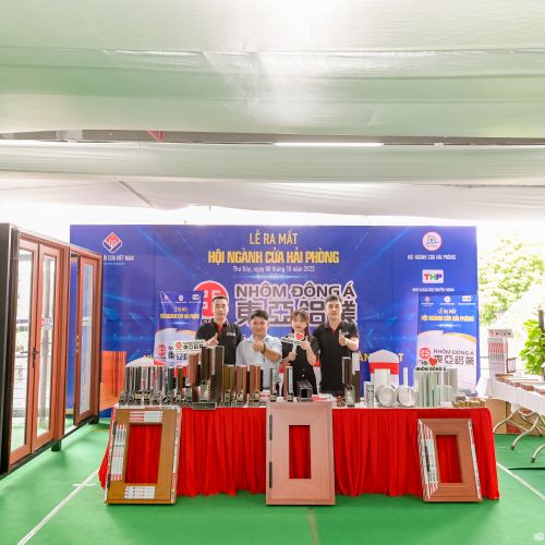 NHÔM ĐÔNG Á GHI DẤU ẤN TẠI LỄ RA MẮT HỘI NGÀNH CỬA HẢI PHÒNG