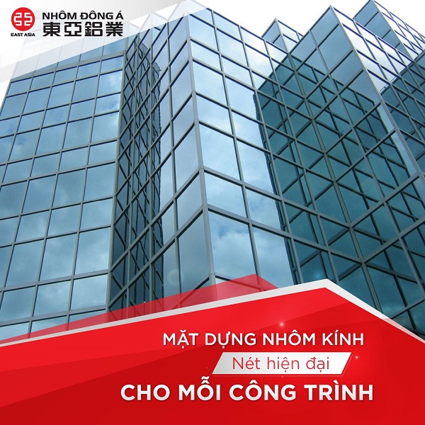 Báo giá mặt dựng nhôm Đông Á