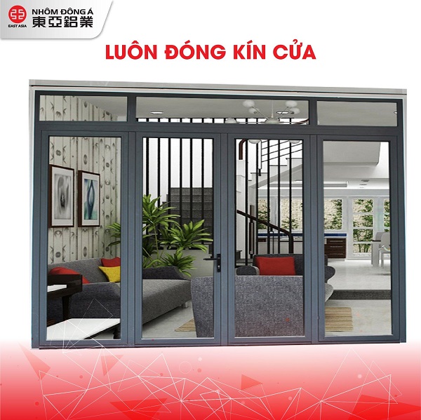 Của nhôm mở quay có mấy loại 