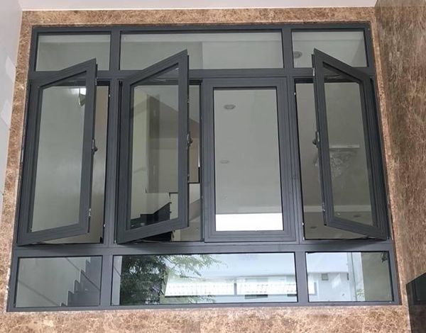 Mẫu cửa sổ nhôm kính 4 cánh