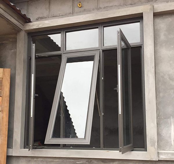 Mẫu cửa sổ nhôm kính 3 cánh